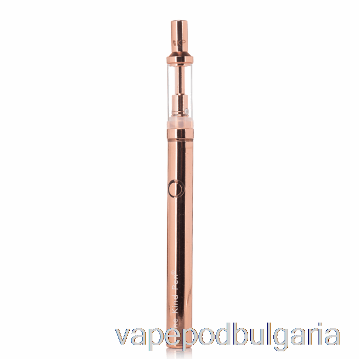 Vape 10000 Дръпки The Kind Pen Slim 510 Vaporizer Kit Rose Gold